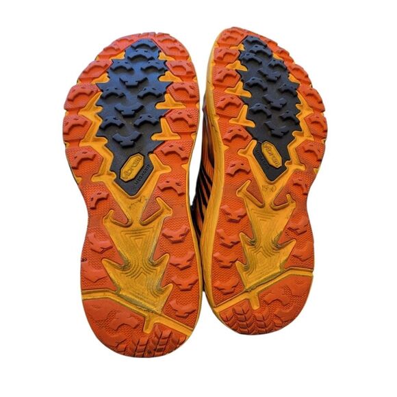 Hoka One One Men's Orange Speedgoat 4 Vibram Sneakers Size US 10 - Picture 3 of 8